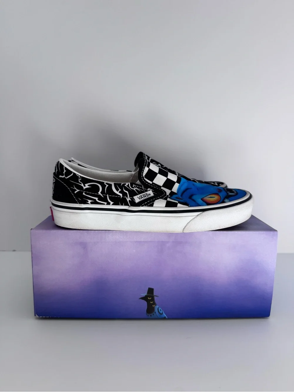 Vans Youth Derpy Cat K-Pop Demon Hunters Slip-On Sneakers